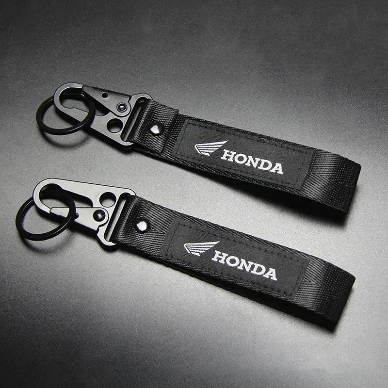 Car KeyChain Phone Lanyard Durable Key Strap Motorcycle Keyring for Honda