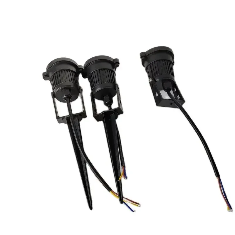 6-16 قطعة في الهواء الطلق LED حديقة أضواء الحديقة 5 واط سبايك مقاوم للماء DC12V مسار لمبة دافئة الأبيض الأخضر مصابيح كشاف صغيرة الحجم 220 فولت 110 فولت مصباح بعمود