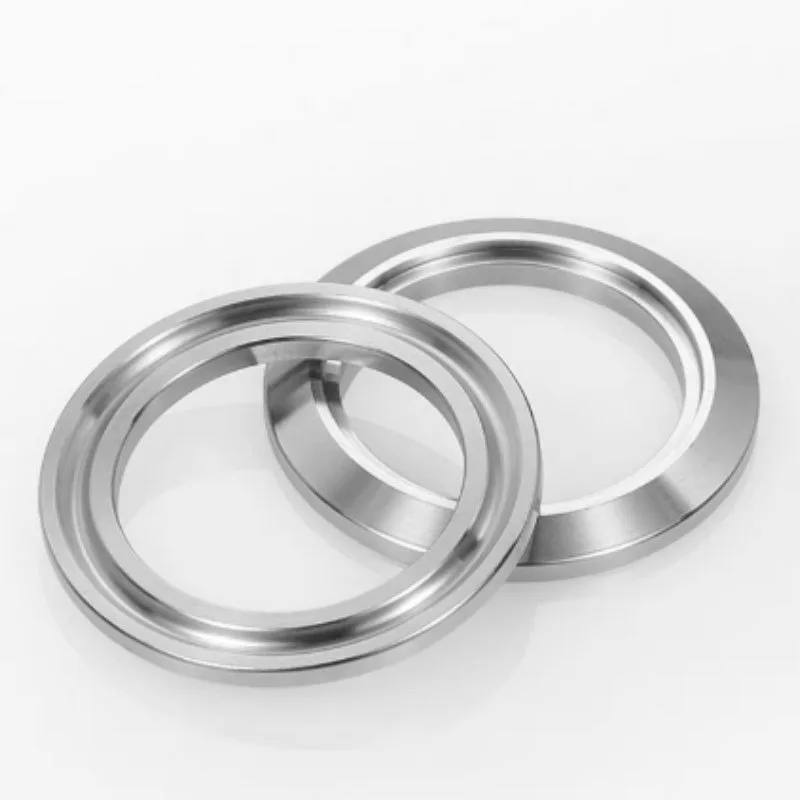 SS304 Stainless Steel 19mm-102mm Blind Cover Tri Clamp End Cap With Central Hole Sanitary  Quick Opening Blind Disk Pipe Fitting