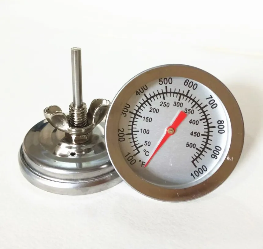 50-500C BBQ Smoker Grill Thermometer Stainless Steel Temperature Gauge