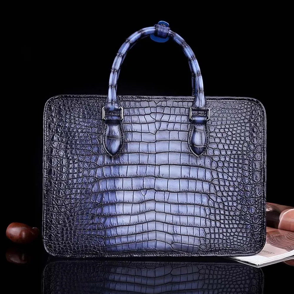 leimanxiniu Crocodile leather men bag High quality handbag crocodile leather bag  men briefcase crocodile leather handbag male