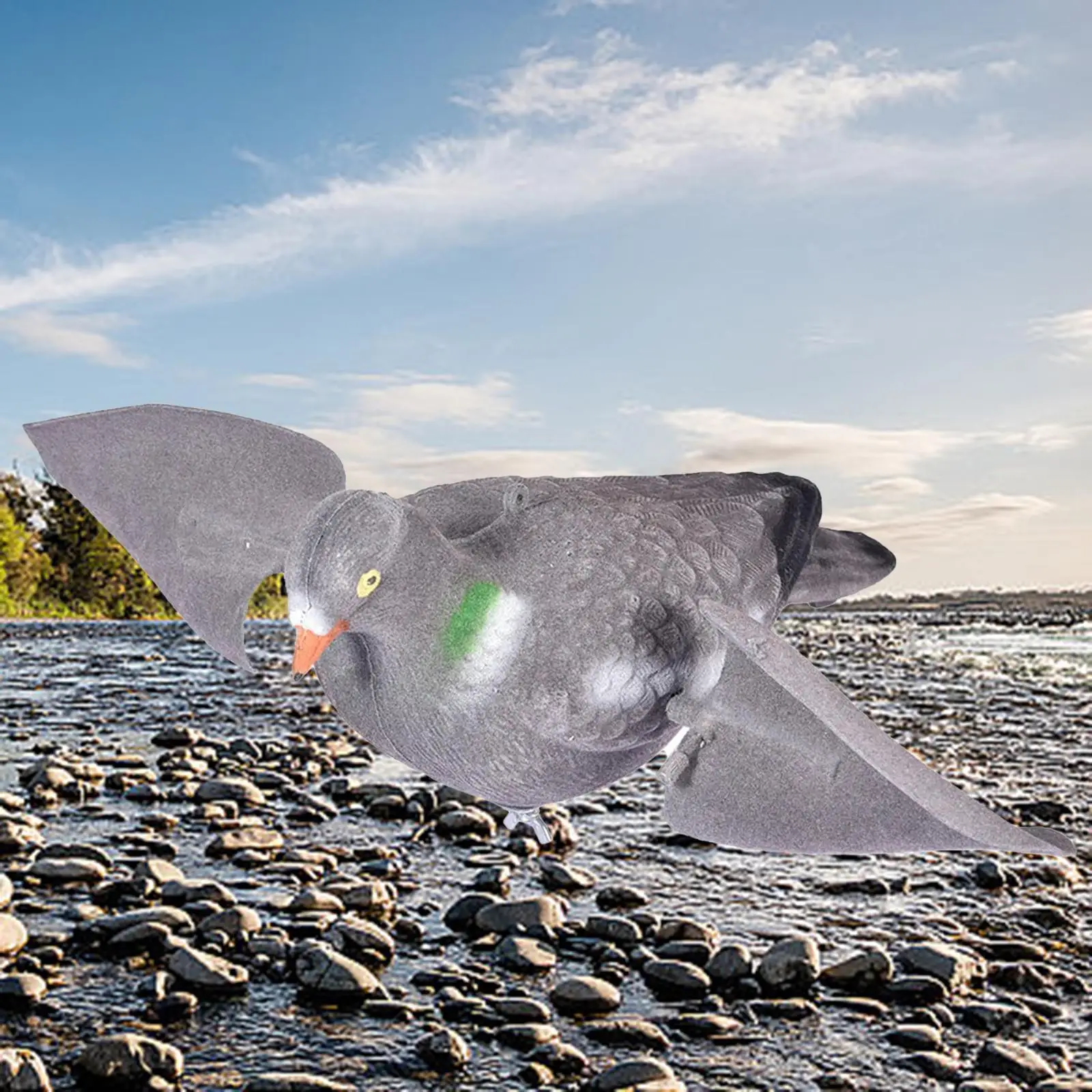 

Artificial Pigeon Model Home Decoration Miniature Decoration Rotating Wing Dove Decoy for Party Garden Festival Wedding Home