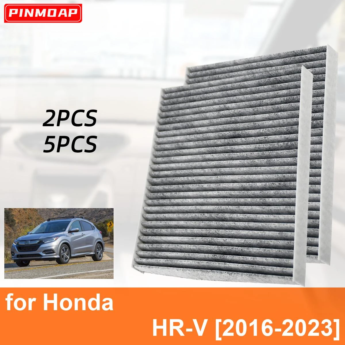 

Новая прочная и долговечная модель телефона для Honda воздушный фильтр в салон автомобиля 2016-2023, автомобильные фильтры из углеродного волокна OE CF12157