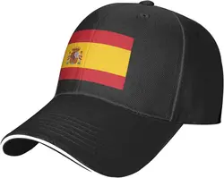 Spain (Spanish) Flag Snapback Cap Funny Casquette Adjustable Baseballcaps Men Sports Cap