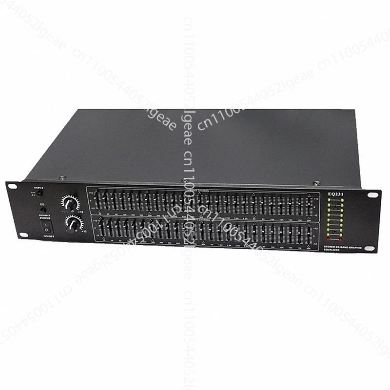 

50-band Professional EQ Stage Equalizer, Effector, Home Preamplifier Regulator, Stereo, High and Low Independent Dual Channels