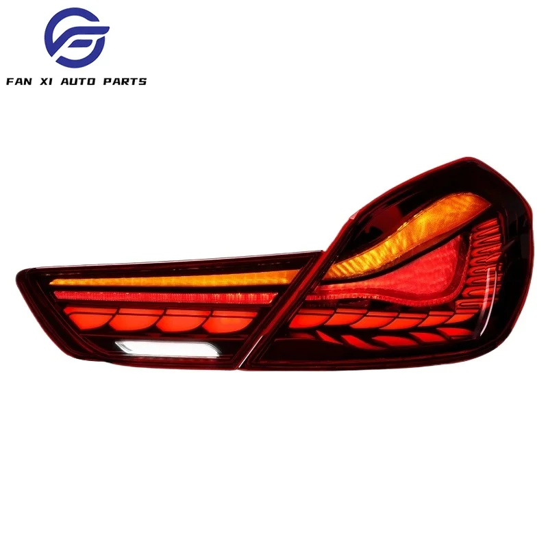 1Set Led Dragon Scale Style Modify The Taillight Assembly Suitable For Bmw 6 Series F06 2010-2017