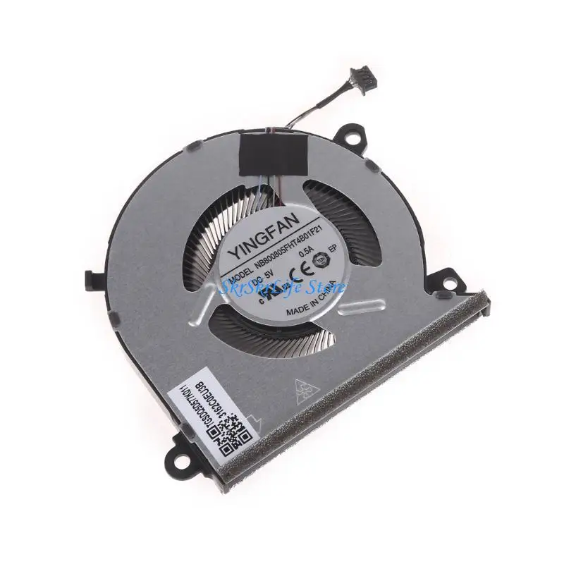 E65E 1PC مروحة تبريد وحدة المعالجة المركزية لـ Thunderobot TR 911AIR 911 AIR BOOTIATIAR DC5V 0.5A 4PIN 4WIRE LAPTOP