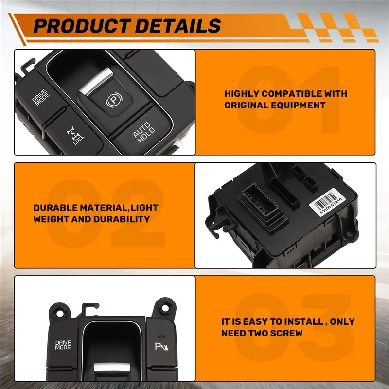 AEA7-93600C5210 Electronic Handbrake Switch Parking Button Switchs For Kia Sorento