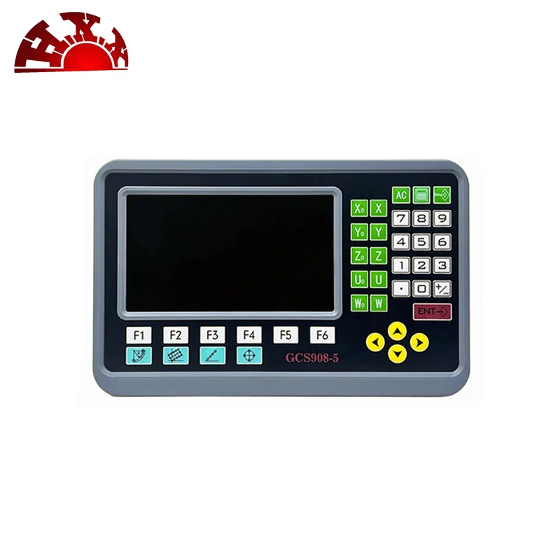 5 Axis Digital Readout DRO 19 Language Display GCS908-5 With 5pcs Linear Scale Optical Ruler For Lathe Milling Cutting Machines