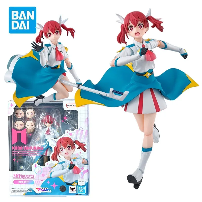 

BANDAI S.H.Figuarts Kana Sakuragi Фигурка MAGILUMIERE Аниме Мобильный костюм Девушка Пластиковая игрушка Mdoel KIt для мальчиков Подарок для мальчиков