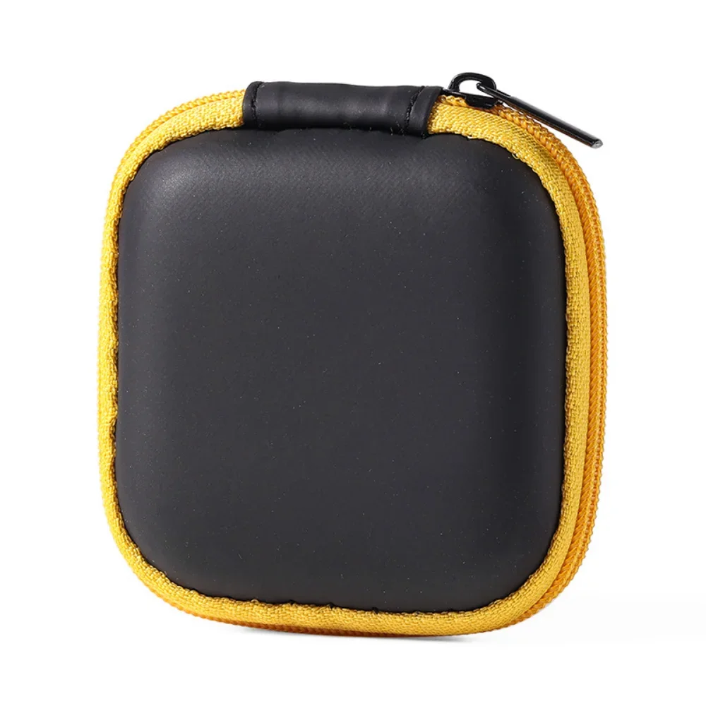 Mini Portable PU Storage Bag Pouch Carrying Bag Zipper case For Bluetooth Earphone/Charging/Data line Cable ect Accessories