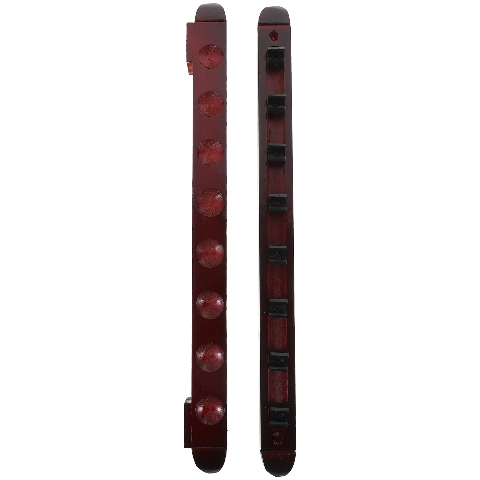 

1 Set Of Billiard Cue Rack Wooden Multi-Hole Wall Mount Pool Stick Holder For Storage Display Organizer Pool Table Accessories