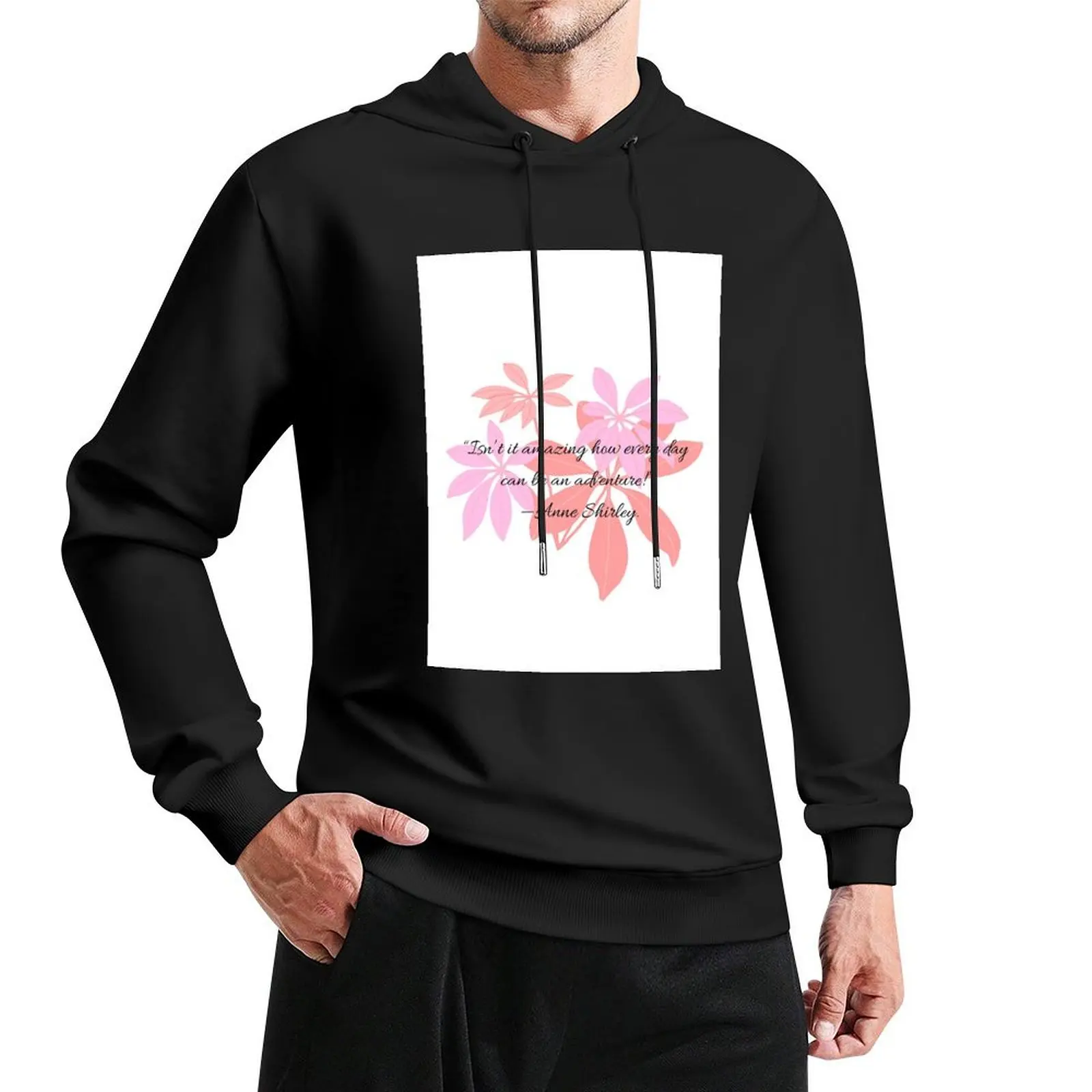 

Anne with an E Pullover Hoodie autumn jacket men men wear anime clothing men's oversize hoodie