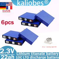 New 2.3V 22Ah lithium titanate LTO battery with high power 20000 cycles DIY 12V 24V electric boat RV solar speaker tax-free