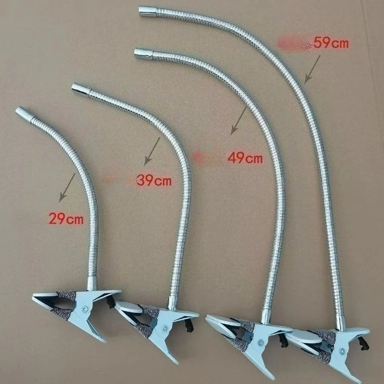 

1 шт. M12 мм труба на гибкой стойке с большим железным зажимом, универсальный установочный шланг, рабочий зажим для настольной лампы/прожектора, аксессуары для самостоятельного изготовления