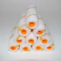 10Pcs 4 Inch Paint Roller Brush Dense Bristle Latex Paint Rollers For Wall Cabinet Door Fence Home Painting Decoration 3