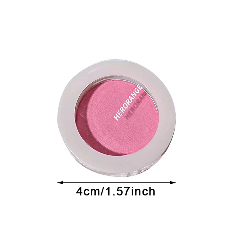 Palette Blush Monocolore HERORANGE, Fard Minerale Professionale per Guance con Ombretto Contorno