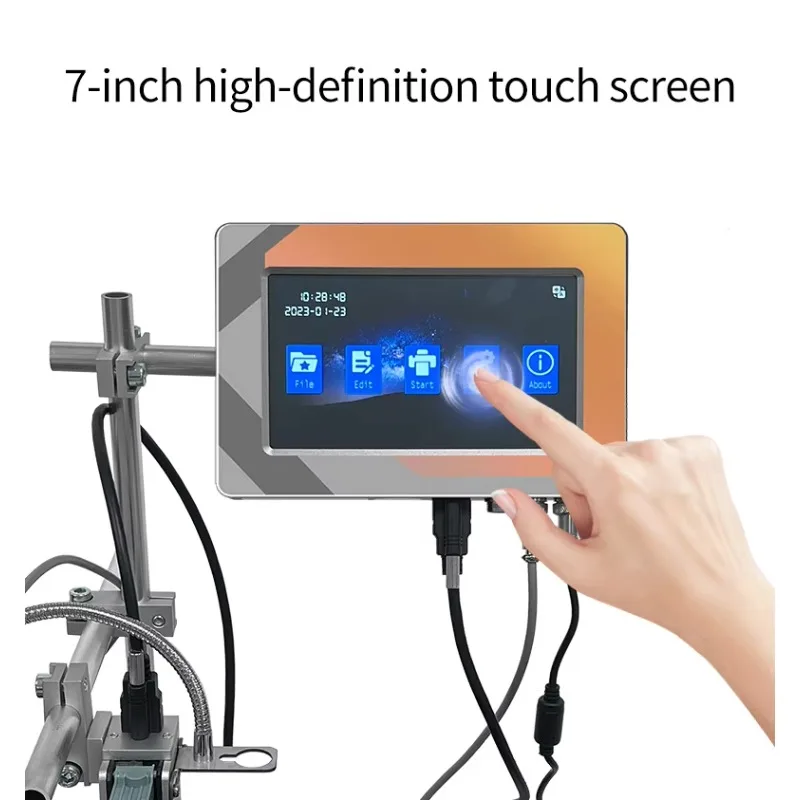 High Quality Industrial Inkjet Printer Automatic Online with High-Resolution Date Code for Printing Shops