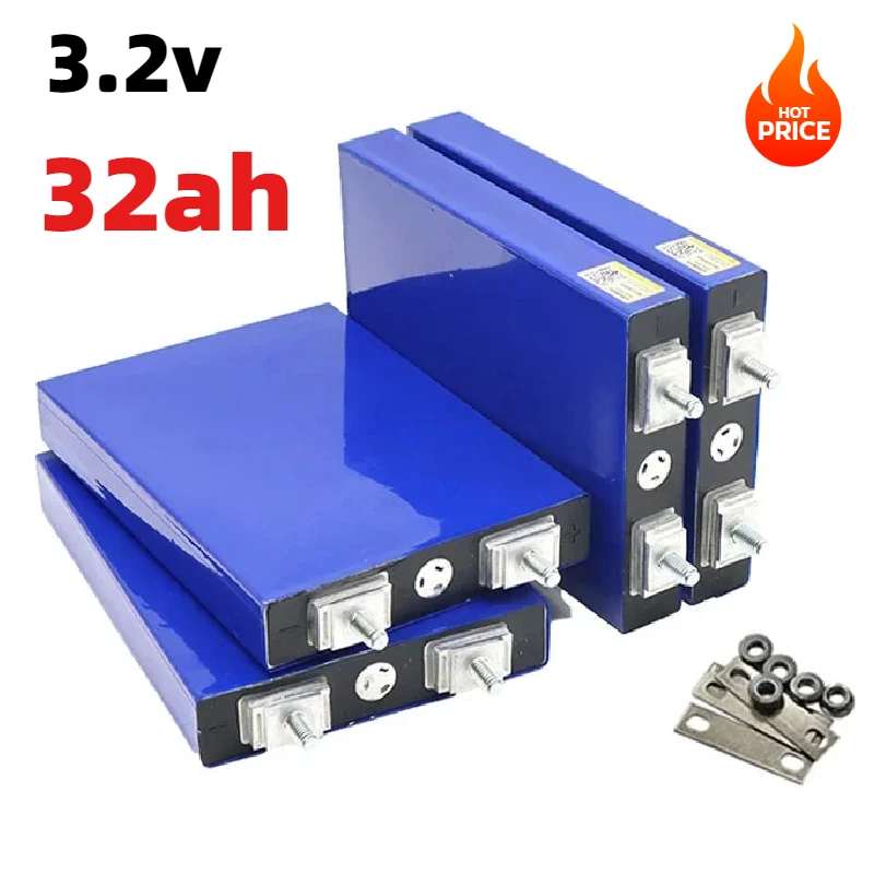 2024 New 3.2V 30AH 5C Battery Pack LiFePo4 Lithium for Diy 12V E-bike Scooter Wheel Chair AGV Car Golf Carts Batteries