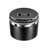 Car LED Ashtray Garbage Coin Storage Cup Container Car Supplie for Volvo XC40 XC60 XC90 AWD V90 V60 T6 Car Accessories