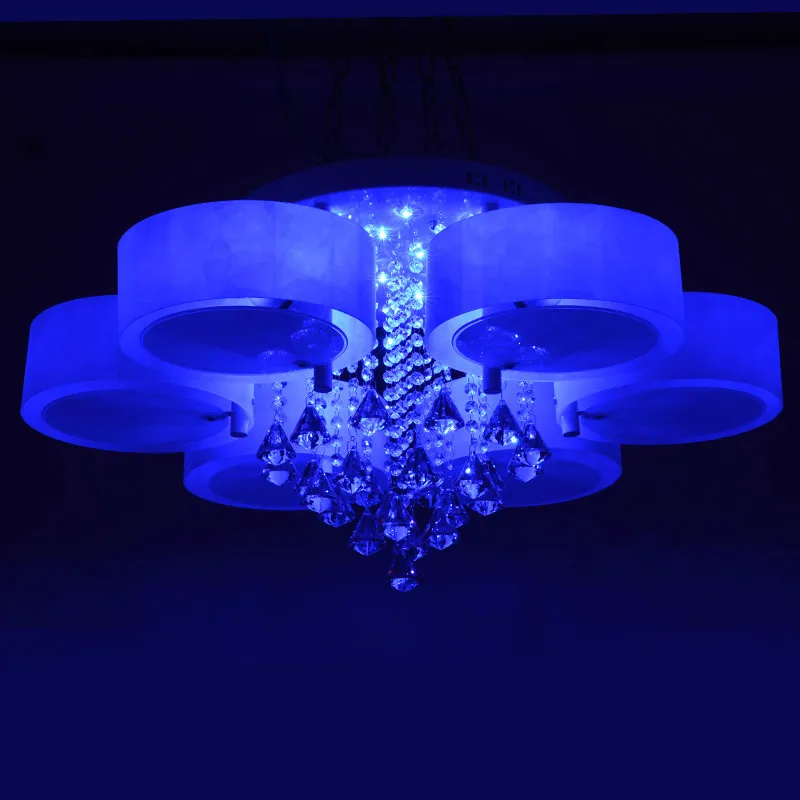 led e27 Nordic Stainless Steel Crystal  LED Lamp.LED Light.Ceiling Lights.LED Ceiling Light.Ceiling Lamp For Foyer Bedroom