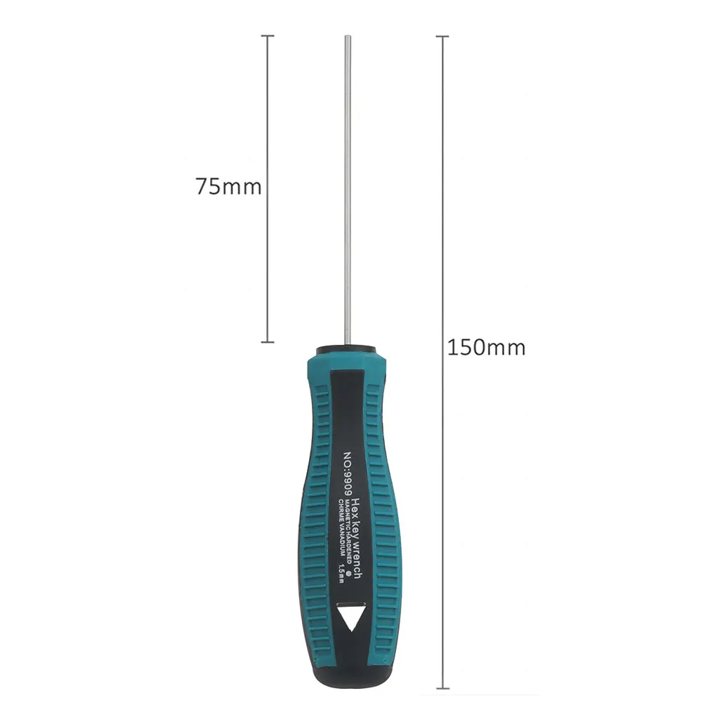 Precision 1.5mm Hex Key Metric Screwdriver Hand Tools for Hexagon Socket Screws