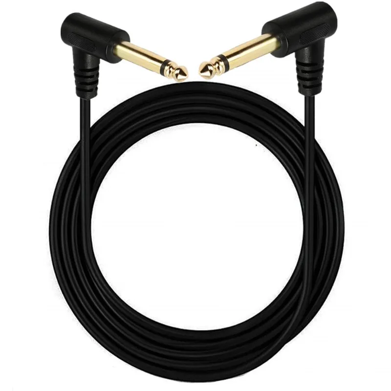 مطلية بالذهب بيند 6.5 مللي متر كابل الصوت ذكر إلى ذكر جهاز مزج الصوت مكبر كهربائي ميكروفون 6.35 مللي متر كابل الغيتار الكهربائي #3