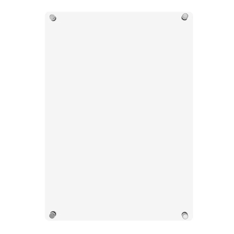 Compact Clear Blank Memo Board Noteboard Meal Planner Menu Board Easy To Erase For French Fridge Door