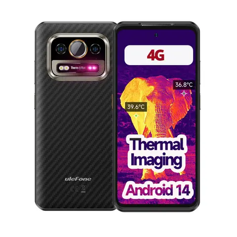 【월드 프리미어】Ulefone Armor 25T 4G 열화상 견고한 휴대폰 Android 14 33W 50MP+64MP NFC 방수 스마트폰 글로벌