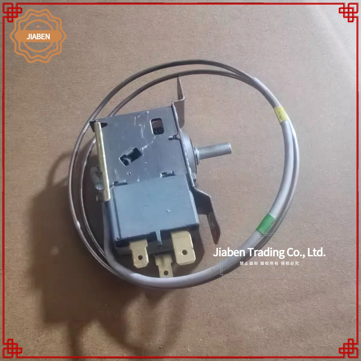 WDF28C‑L‑EX 3‑Pin 55cm Refrigerator Thermostat Temperature Control Switch Replacement Accessory for Ronshen Hisense Fridge