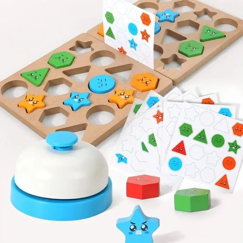 Montessori Form Farbe Geometrische Passende Spiel Speicher Schach Sortierer Spielzeug Farbe Sensorischen Pädagogisches Spielzeug Für Kinder Baby