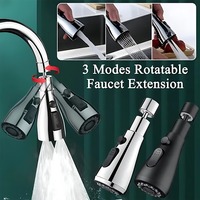 360° Swivel Sink Faucet Parts 3 Modes Kitchen Faucet Head Replacement Kitchen Accessories Pull Down Spray Head Kitchen Faucet