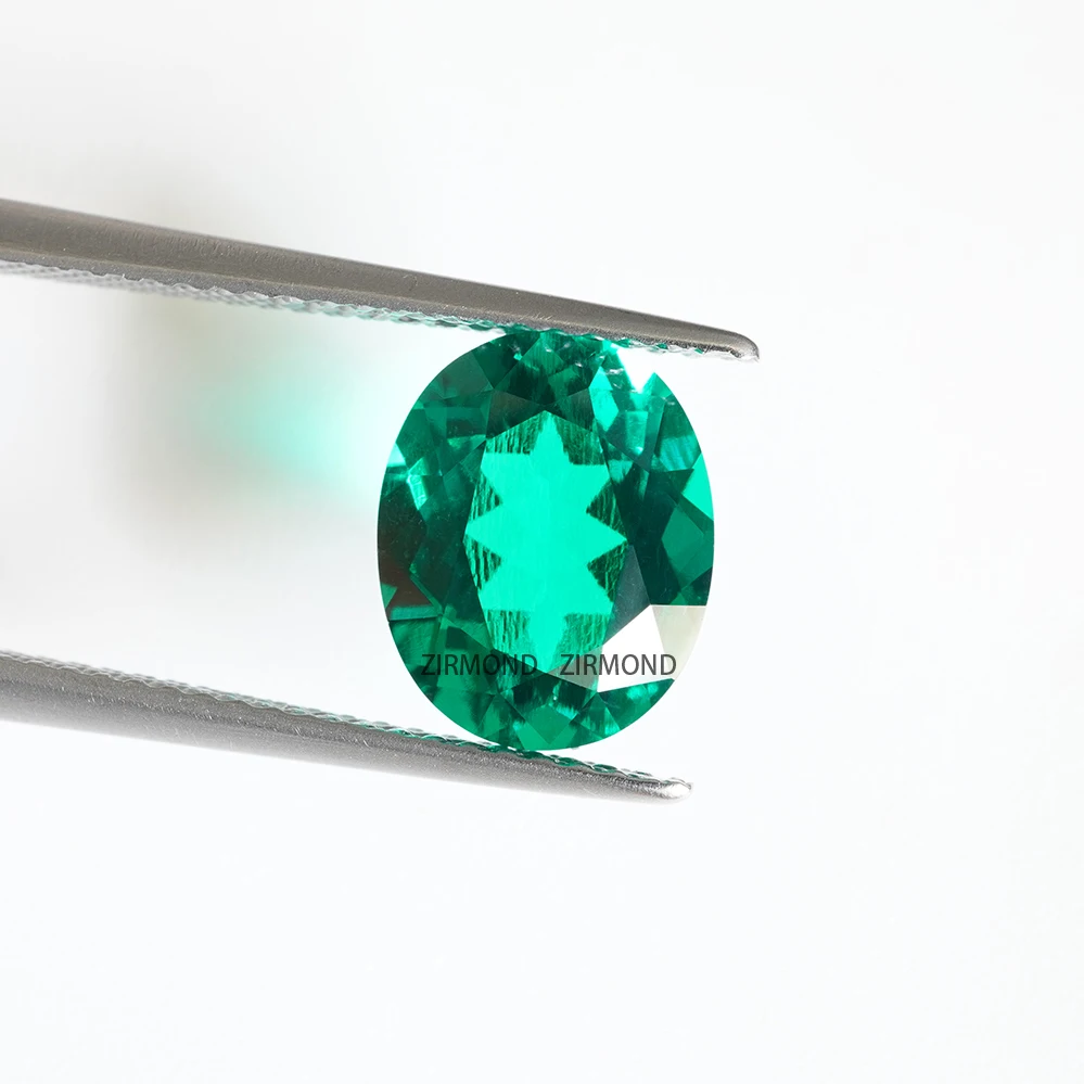 

Stylish Lab Grown Emerald Gems Oval Shape Charming Looses Gemstones For Vintage or Antique Rings Selectable AGL Certificate
