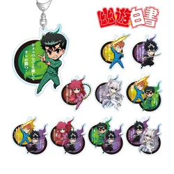 Charm Anime Fans Gifts Tekutoko Acrylic Keychain Yu Yu Hakusho  HD Characte Hie Kurama Yuusuke Urameshi Ornaments  About 6cm