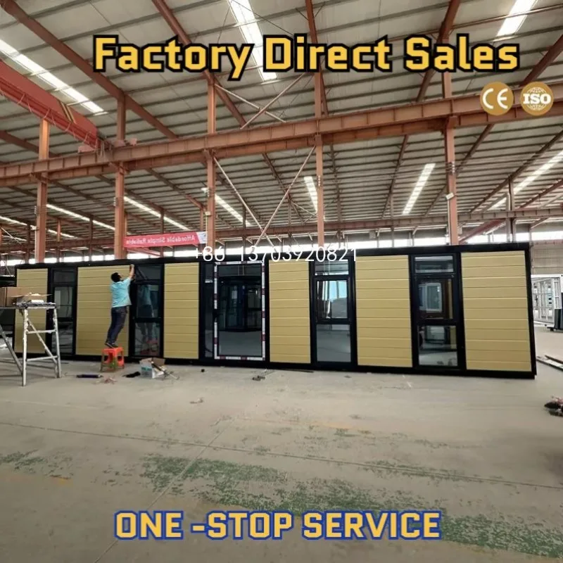 Wholesale Expandable Container House with Bathroom Fire Prevention 20ft Expandable Container House