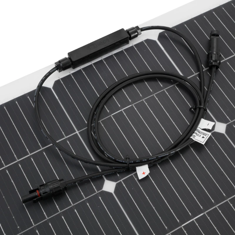 600W 300W Flexible Solar Panel With 60A Controller Kit Bendable Waterproof Monocrystalline Solar Cell for Camping Car RV Boat