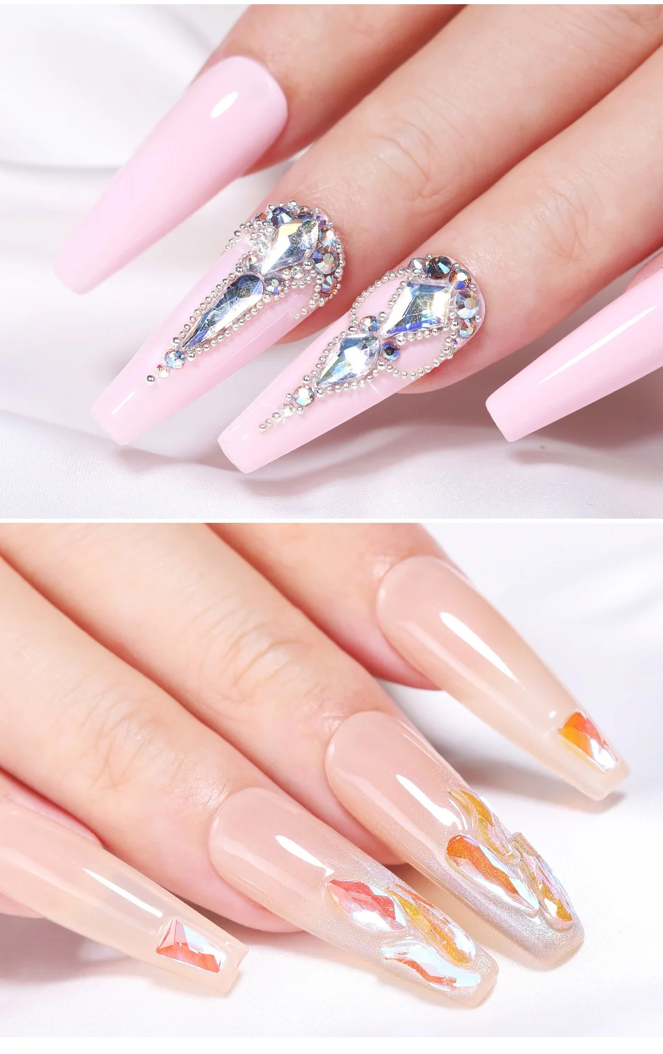 BORN PRETTY Nagelrhinestone-Klebegel Nagellack Nagelschmuck-Kleber für Nagelcharms 3D-Nageldekoration UV-LED-härtend 1/2/3 Stück erforderlich – Detail 5