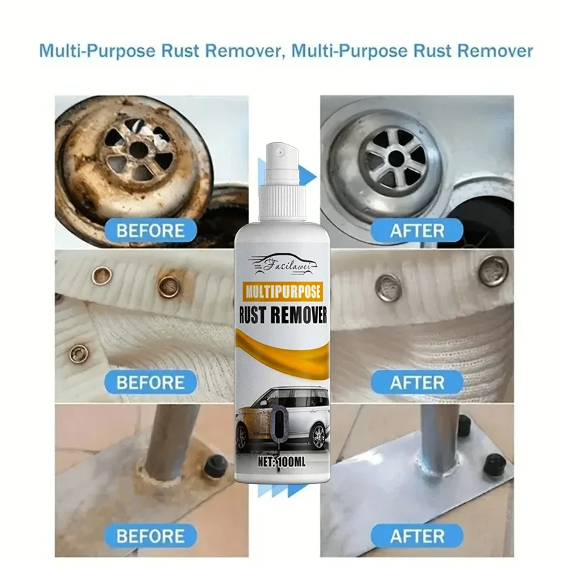 3.38oz LIM Remove Rust Agent Spray - مزيل صدأ سريع المفعول للسيارات والقوارب والمطابخ والحمامات - حماية متعددة الأسطح