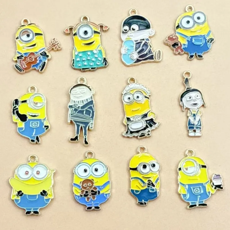 10 قطع لطيف الكرتون المينا سحر للنساء الأقراط DIY المفاتيح دلاية مجوهرات قلادة سوار اليدوية #2