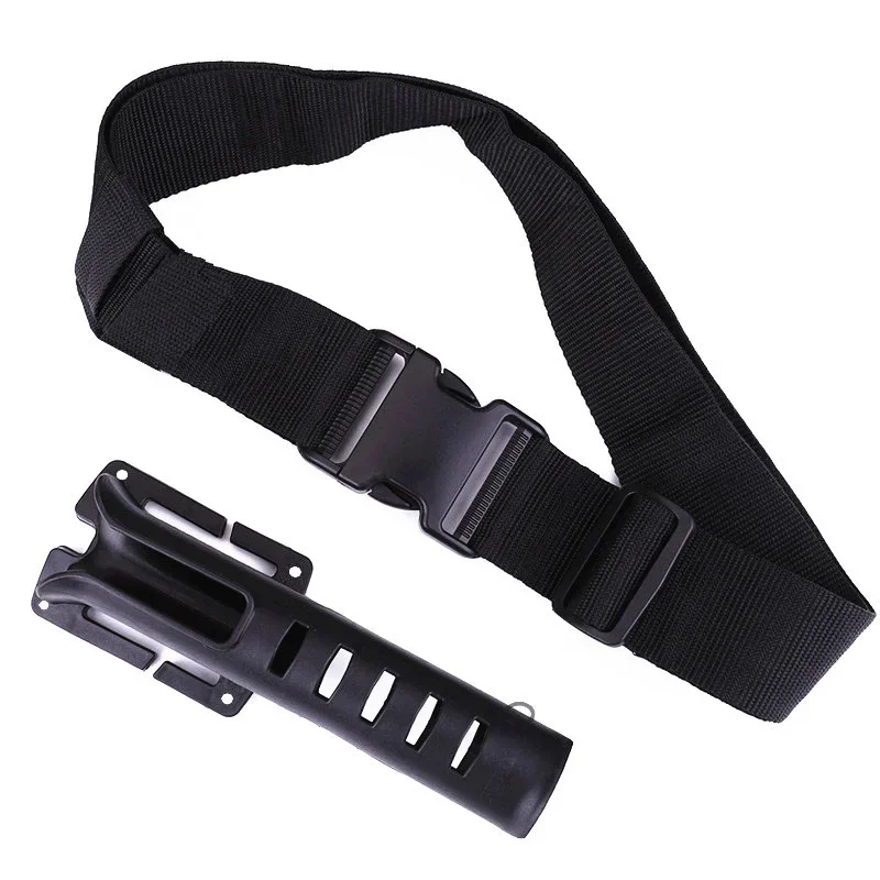 Adjustable Fishing Rod Holder Waist Belt Lightweight Pole Quick Belt Holder Inserter Rod Rack Inserting Device for Sea Boat Fish