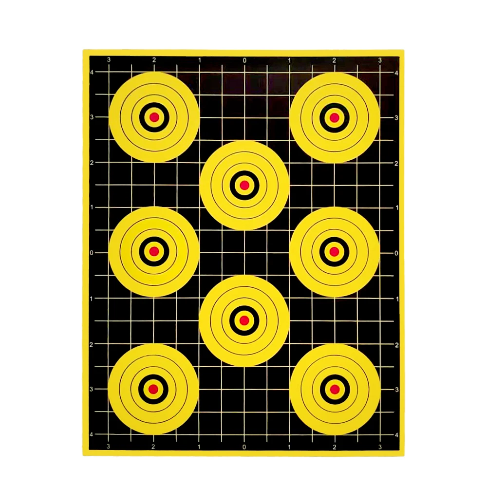 

Набор тактических мишеней для стрельбы, картон Bullseye 7 x 9 дюймов, аксессуары для стрельбы из лука и охоты на открытом воздухе