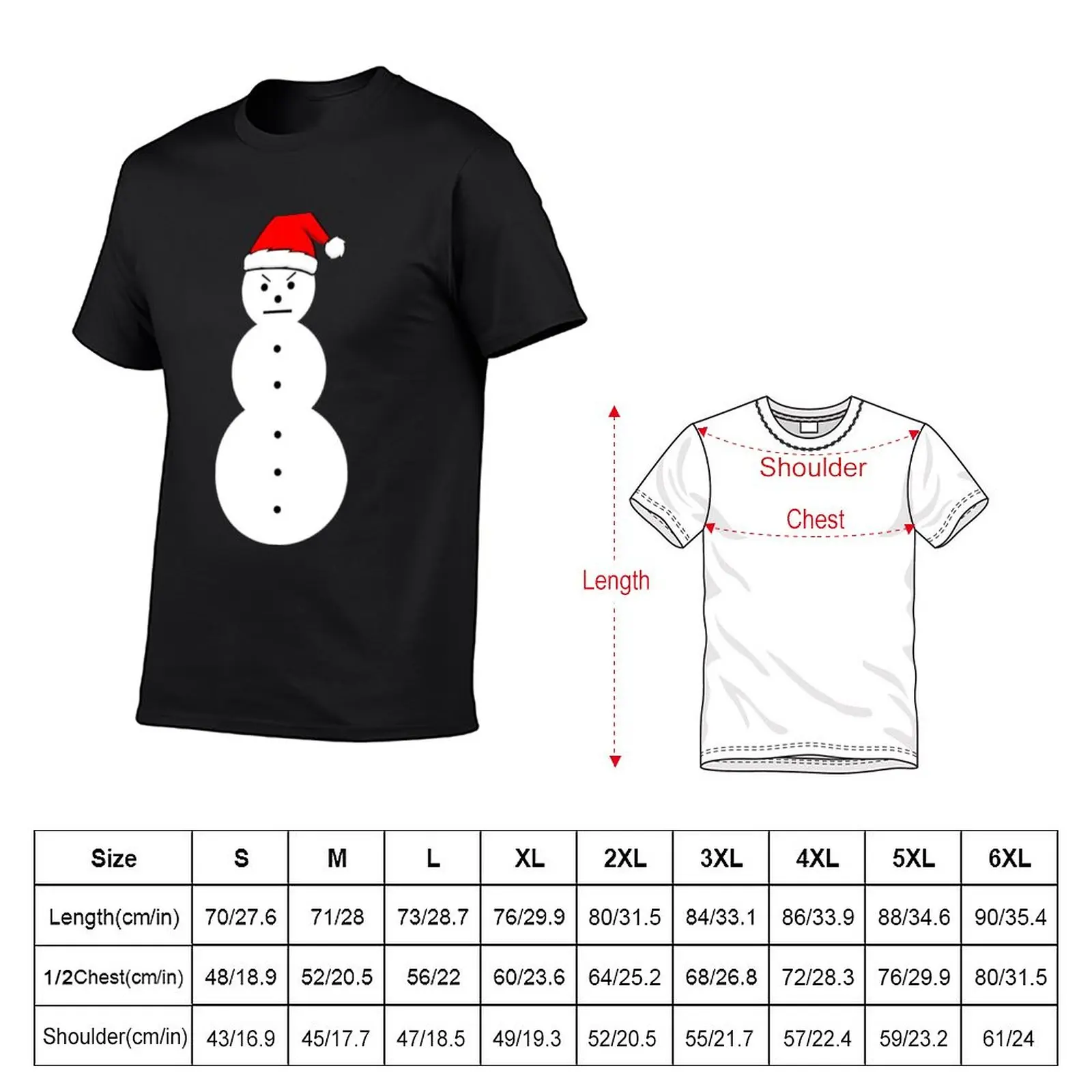 Angry JEEZY SNOWMAN Funny Snowman Christmas decor Gift shirt T-Shirt boys white t shirts black t shirt tshirts for men