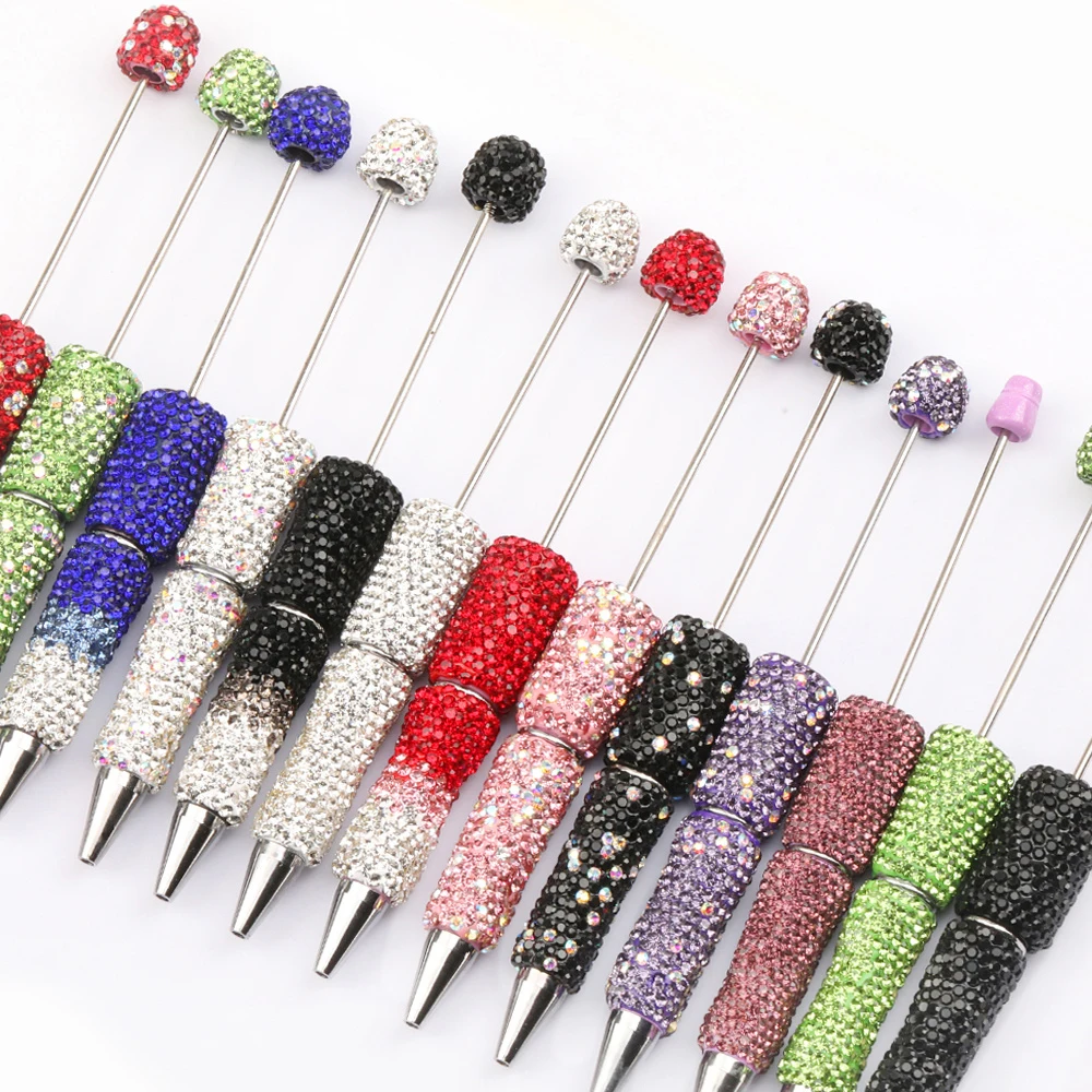 Cordial Design 10Pcs 15*146MM Jewelry Accessories/DIY Beaded Pen Parts/Hand Made/Beadable Pen Findings/Rhinestone Pens #16436