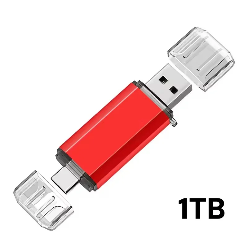 2TB OTG USB-Stick USB 3.0 Typ C für iPhone 1TB 512GB Pendrive für Samsung Huawei Xiaomi Laptop Speicherstick 2026 Neu