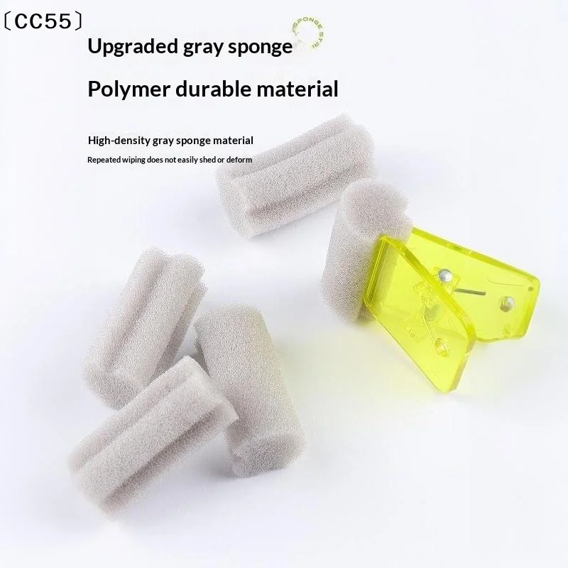 15Pcs/Pack Table Tennis Inorganic Glue Sponge Brush With Clip Durable Non-Shedding Racket Rubber Glue Application Tools〔CC55〕