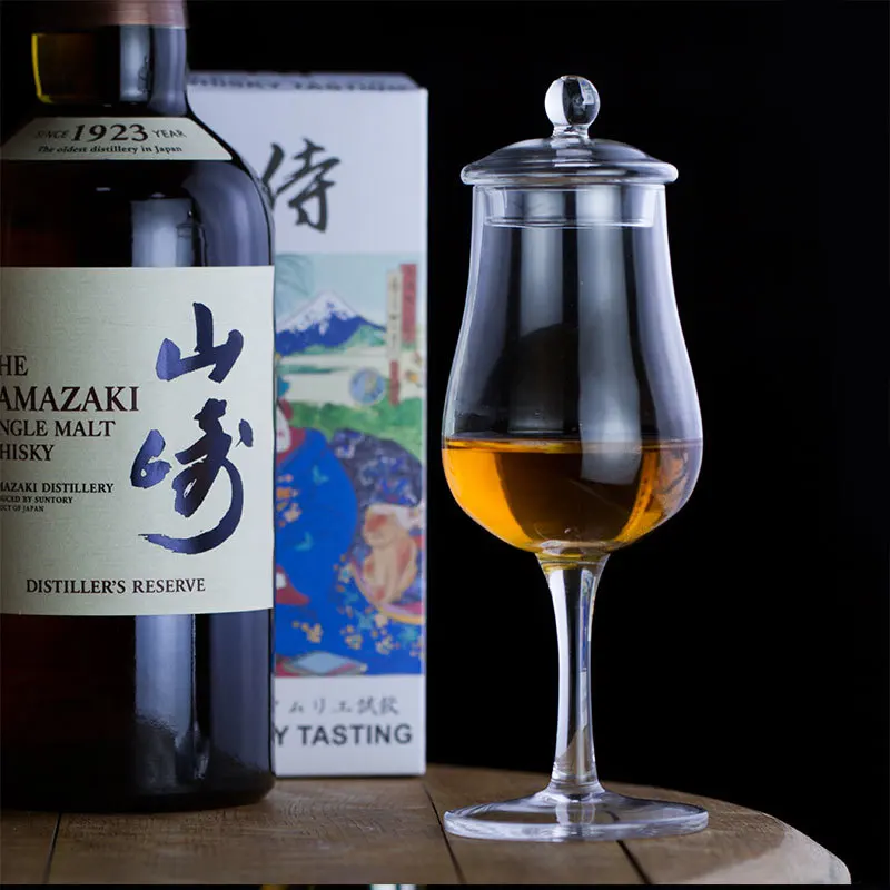 Japanese Retro Whisky Copita Nosing Glass Vintage Geisha Chateau Home Bar Chivas Brandy Whiskey Crystal Goblet Wine Glasses Cup