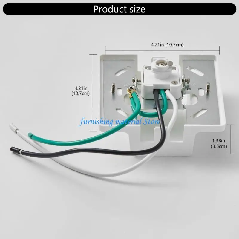 Y5GD H Track Track Float Canopy Connector صندوق طاقة قابل للإزالة للمنزل السقف بوابة المطبخ #6