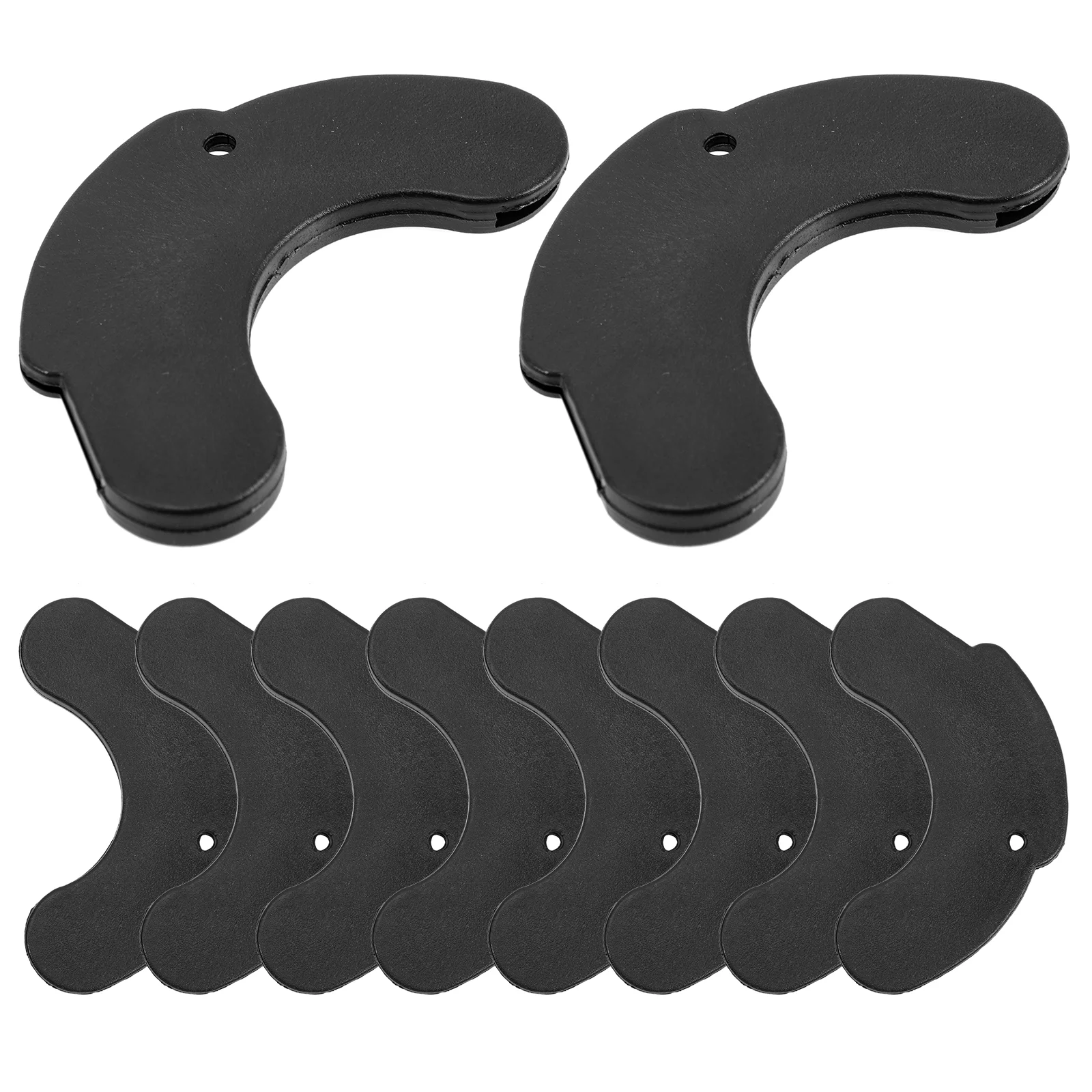 6 Pairs Simple Design Dumbbell Pads Belt Squat Attachment for Rack Useful Holder Weight Rubber Deadlift Jack Lifting Weights