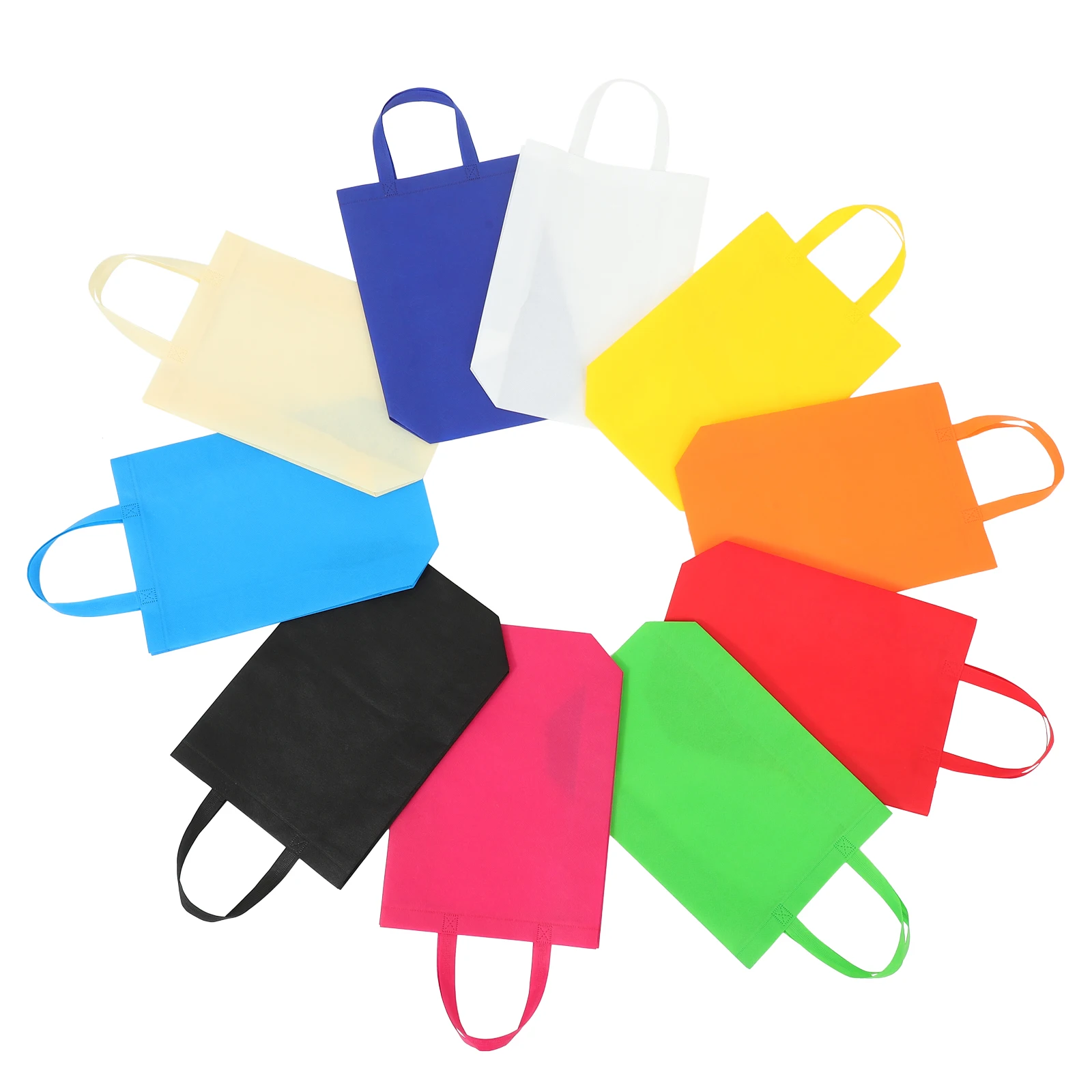 

30 Pcs Non Woven Tote Bag Shopping Bags with Handles Reusable Grocery for Non-woven Fabric Party Travel
