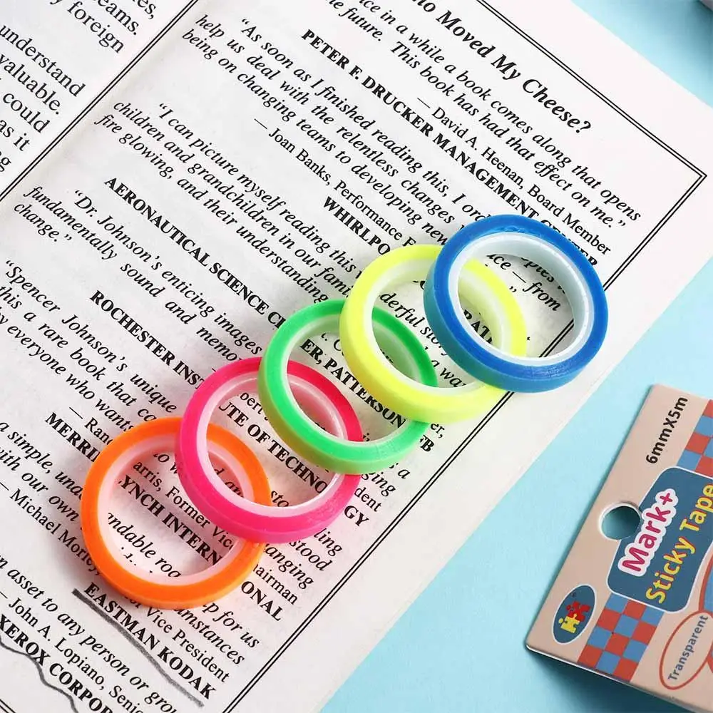 Decoration Index Stickers Sticky Notes Posted It Sticky Notes Label Bookmark Fluorescent Sticky Tape Transparent Reading Flags